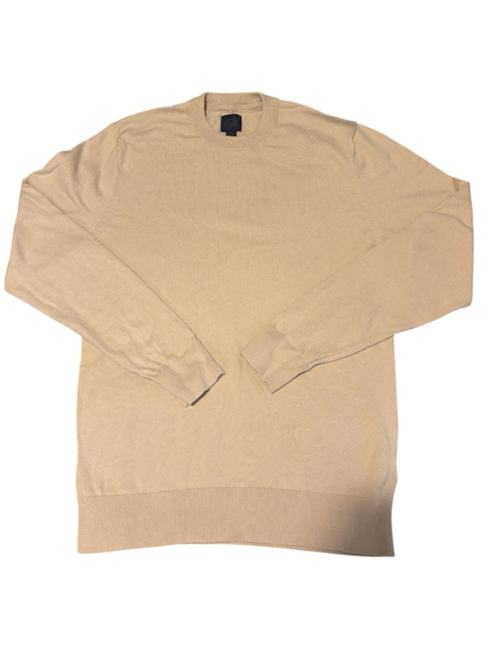 14th & Union Men's Crewneck Sweater in Beige